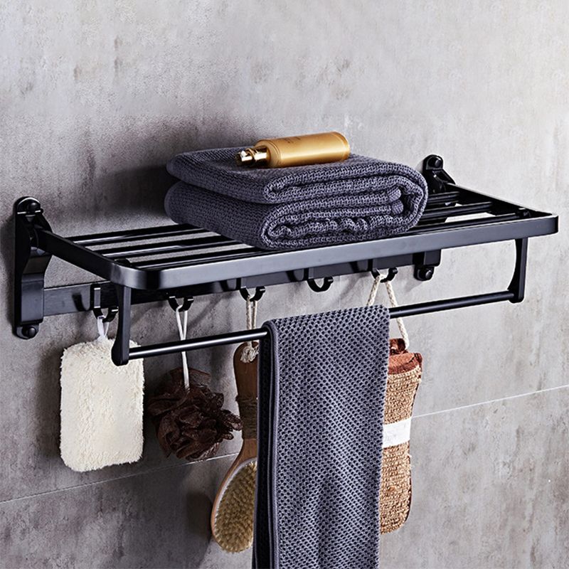 Avtoit | Modern 5/6-piece bathroom accessory set with bathroom shelf/robe hooks/towel bar