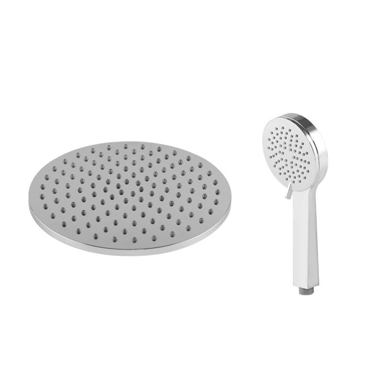 Avtoit | Contemporary Rainfall Shower Head Combo Round Single Spray Shower Combo