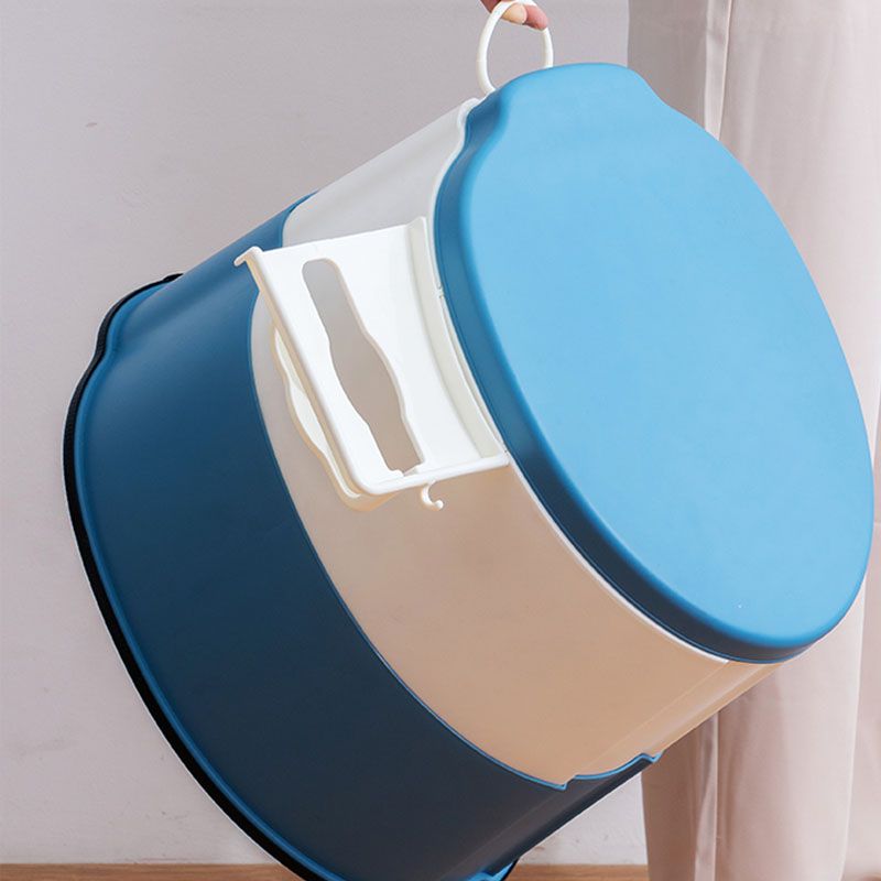 Avtoit | Modern flush toilet plastic round floor-mounted toilet bowl for bathroom
