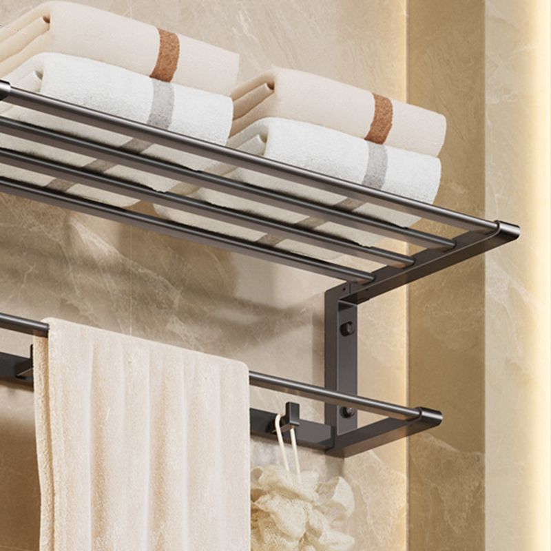 Avtoit | Modern Bathroom Accessories Set Gray Towel Bar Bathroom Shelf Bathroom Hardware