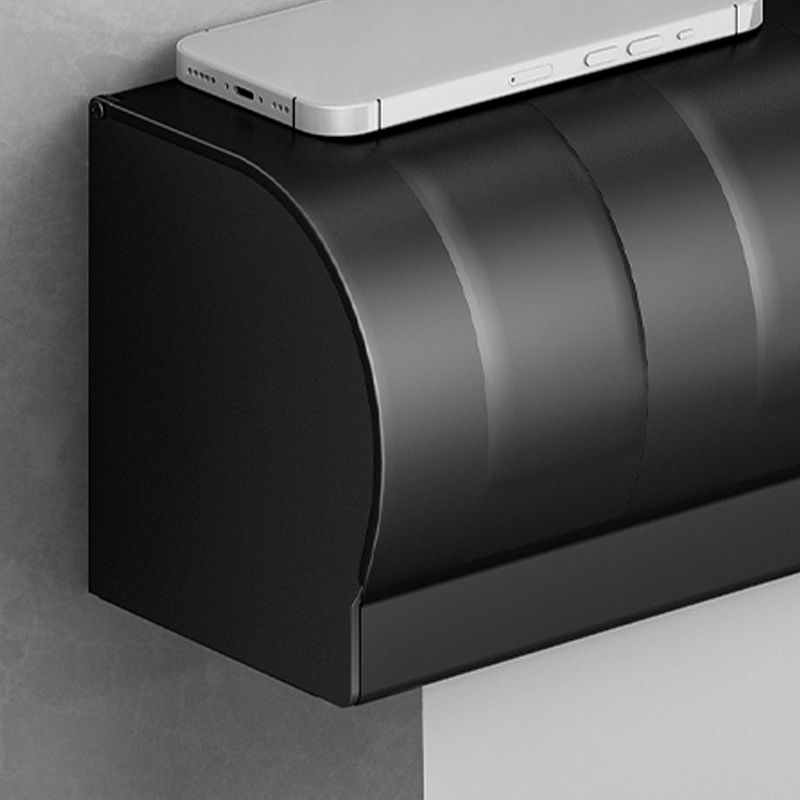 Avtoit | Classic Bathroom Accessories Set in Aluminum Black Finish Bathrobe Hook/ Towel Bar