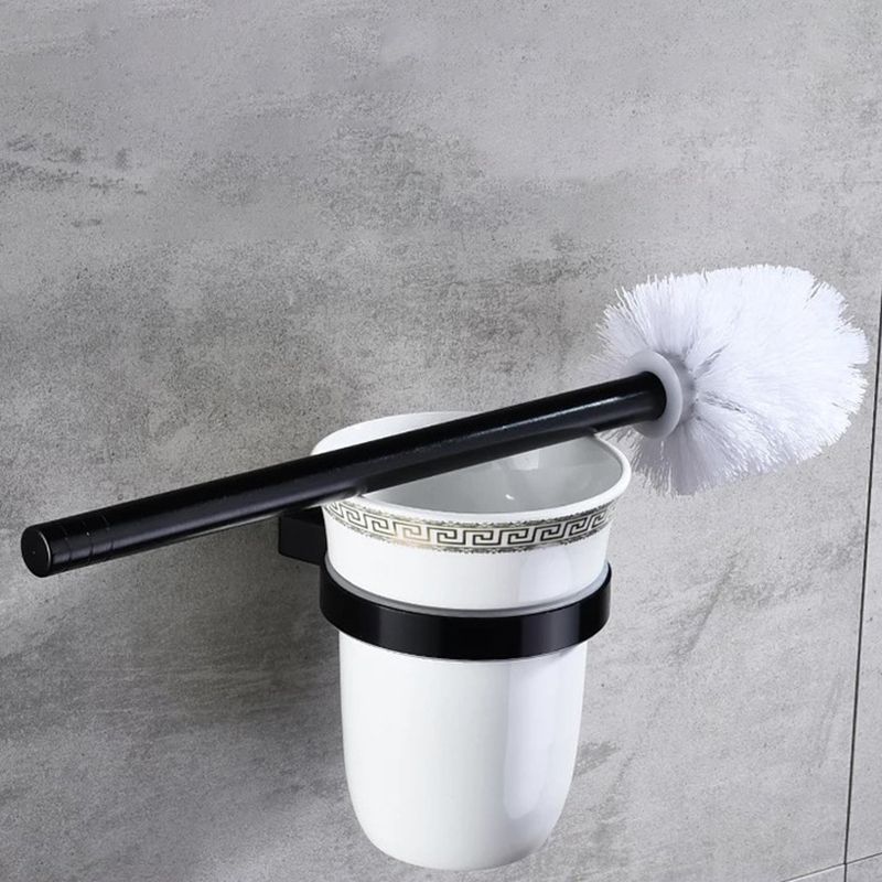 Avtoit | Modern 5/6-piece bathroom accessory set with bathroom shelf/robe hooks/towel bar