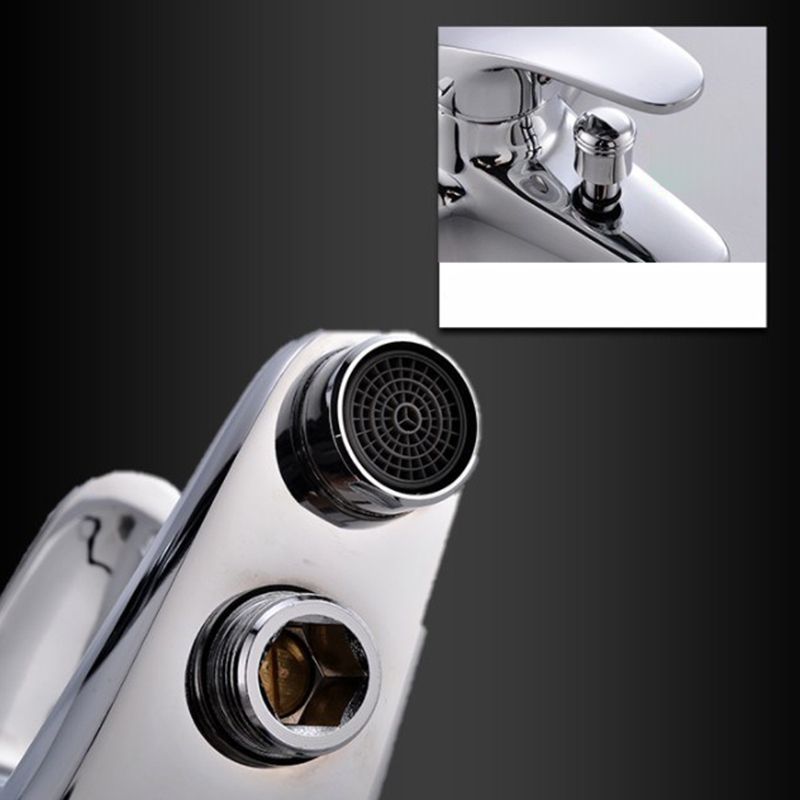 Avtoit | Modern Silver Bathtub Spout Single-Hole and Two-Hole Installation Faucet