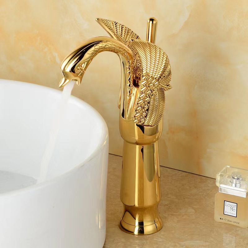 Avtoit | Full brass bathroom basin faucet hot and cold water single handle basin faucet