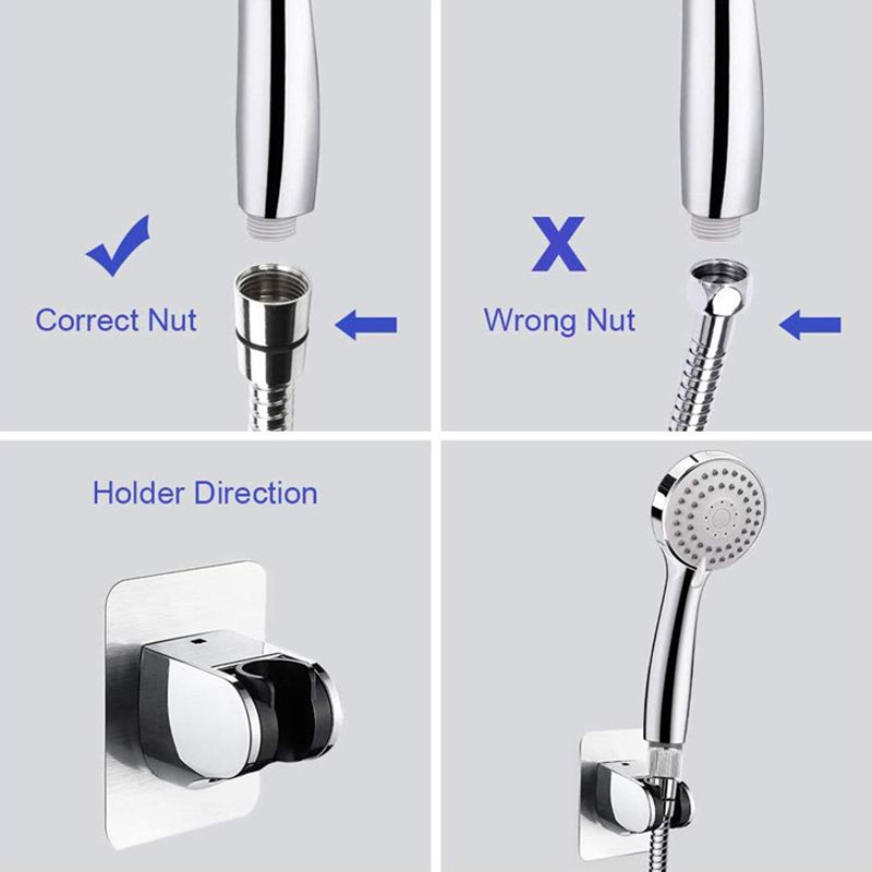 Avtoit | Contemporary Style Shower Head Metal Bathroom Shower Head with Hose