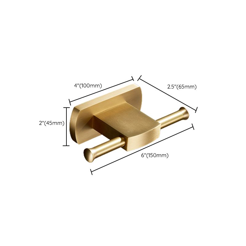 Avtoit | Traditional Golden Bath Accessories Set Brass Bathroom Accessories Kit