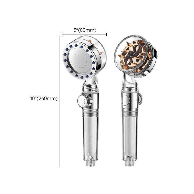 Avtoit | Contemporary Handheld Supercharged Showerhead Round Turbo Spray Head
