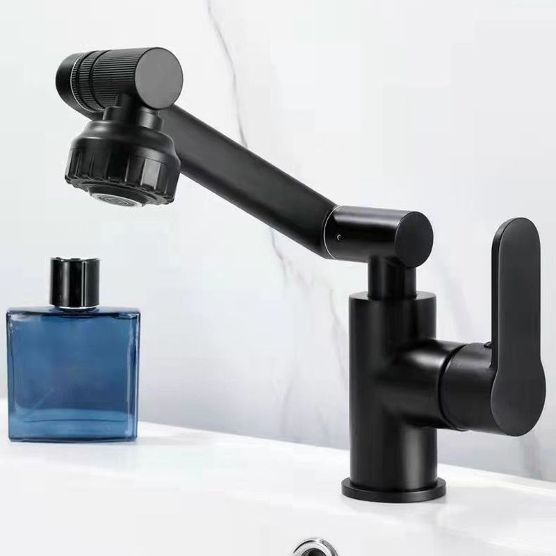 Avtoit | Modern sink faucet stainless steel lever handles swivel spout sink faucet