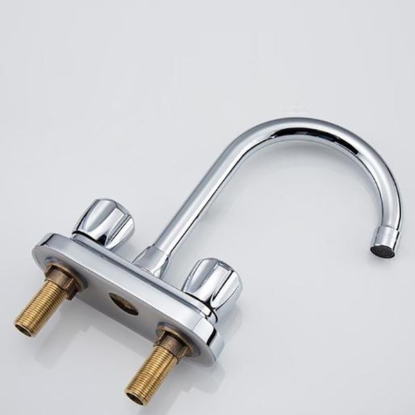 Avtoit | Modern Style Bathroom Faucet Dual Handle Faucet Swivel Spout Faucet