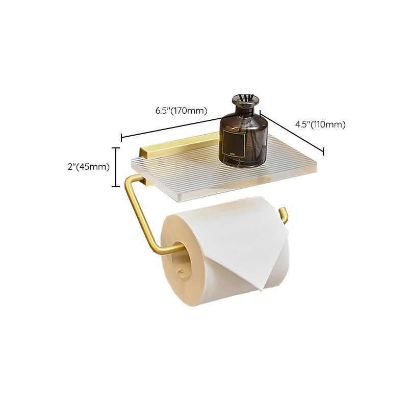 Avtoit | Metal and acrylic bathroom accessories as a single piece or in a set in gold