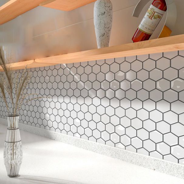 Avtoit | Square Peel and Stick Back Wall Modern Plastic Peel and Stick Back Wall