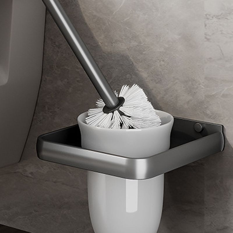 Avtoit | Gray bathroom accessories as a single piece or as a set with towel holder/bathroom shelf/robe hooks