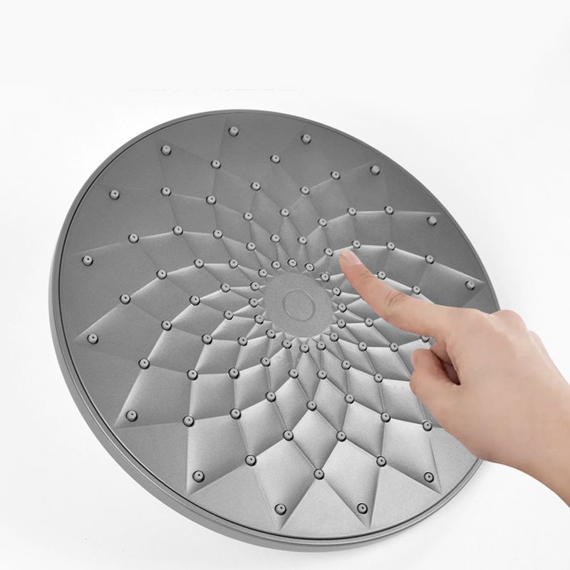 Avtoit | Rectangular Gray Showerhead Combo Standard Spray Pattern Showerhead