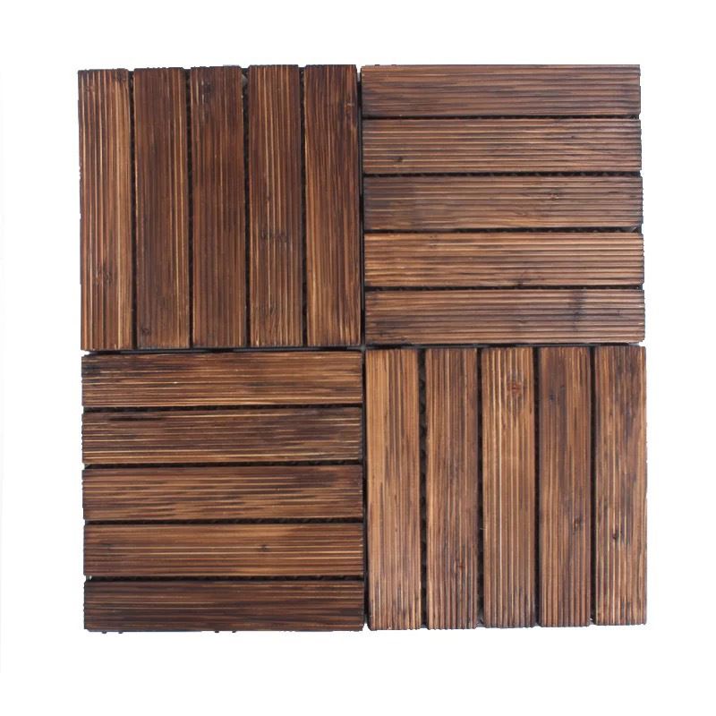 Avtoit | Traditional Wood Laminate Floor Stain Resistant Laminate Plank Floor Set of 11