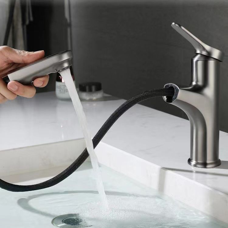 Avtoit | Modern Vessel Faucet Copper Single Handle Pull Down Vessel Faucet