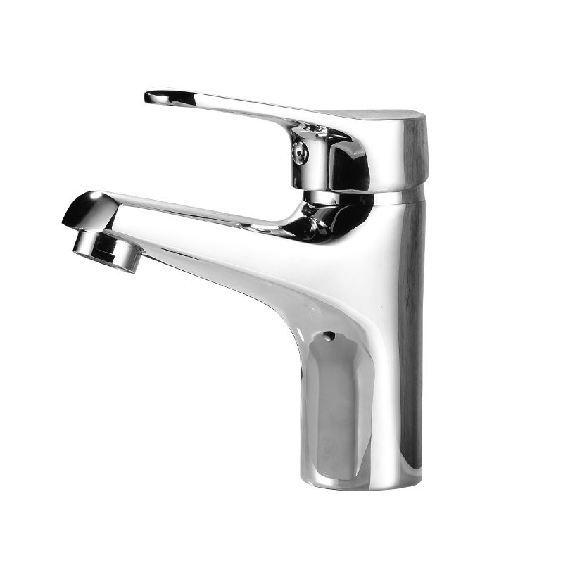 Avtoit | Modern Brass Bathroom Sink Faucet Round Lever Handles Sink Faucet