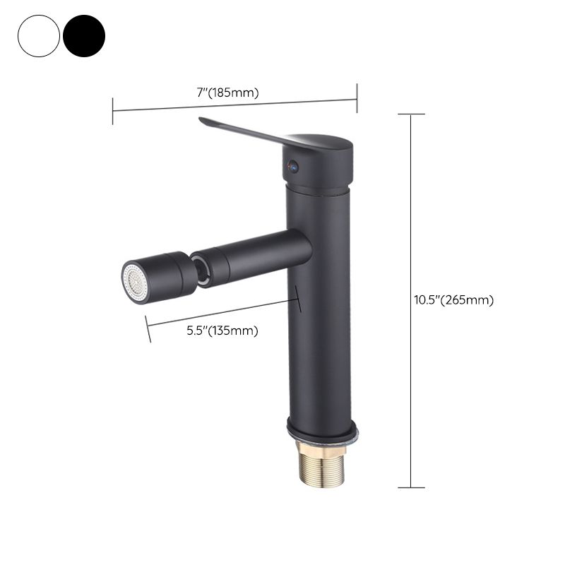 Avtoit | Modern Sink Faucet Copper Lever Handle Low Arc Pull Out Sink Faucet