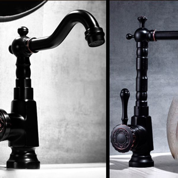 Avtoit | Glam Style Sink Faucet with Swivable Spout and Lever Handle
