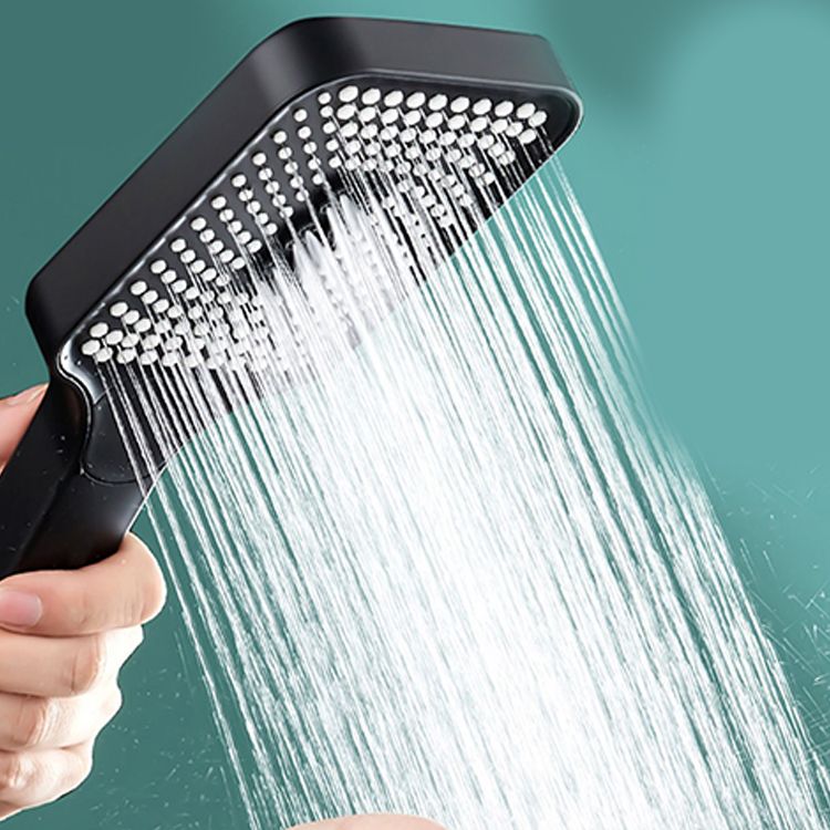 Avtoit | Modern Rectangular Hand Shower in Black 3 Spray Wall Mounted Hand Shower