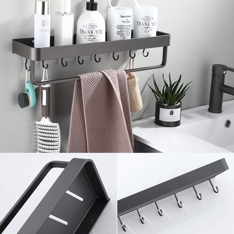 Avtoit | Contemporary bathroom accessories single piece or in a set made of gray metal