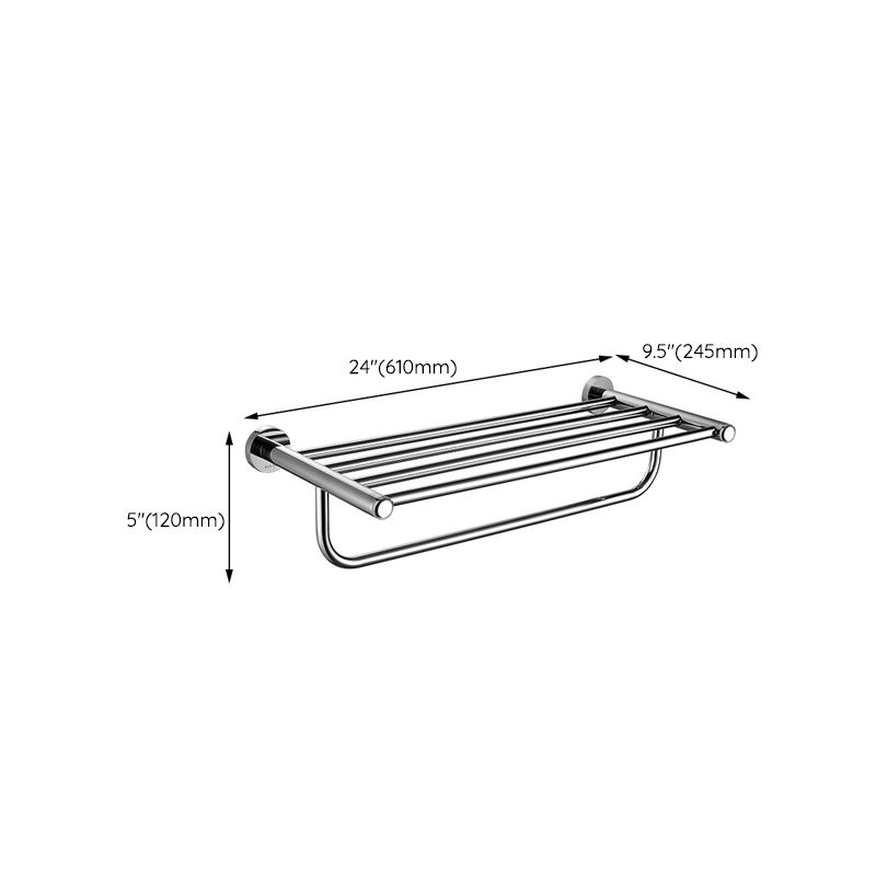 Avtoit | Modern Bathroom Accessories Bathroom Shelf Towel Bar Stainless Steel Bathroom Accessory Set