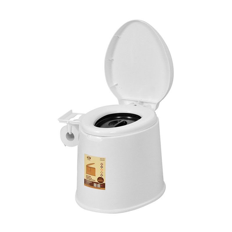 Avtoit | Contemporary Plastic Floor-Mounted Toilet Bowl with Seat for the Bathroom