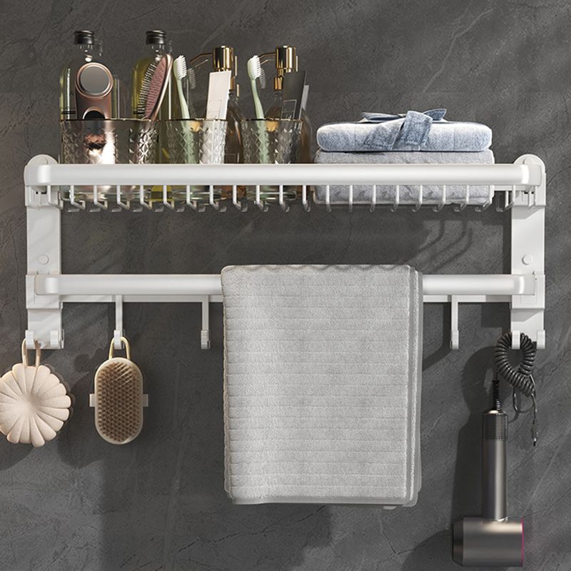 Avtoit | Modern Bathroom Accessory Set White Paper Holder Bathroom Shelf Bathroom Fittings Set
