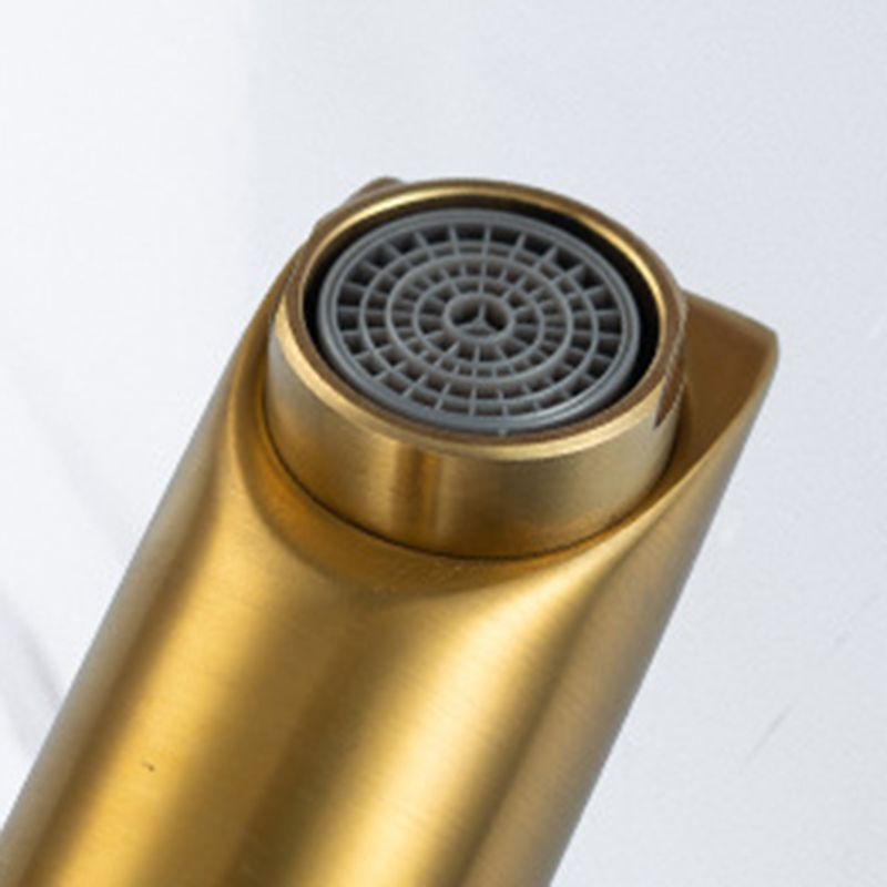 Avtoit | 1-Handle Gold Nickel Wide-Running Faucet Single Hole Lever Sink Faucet with Drain