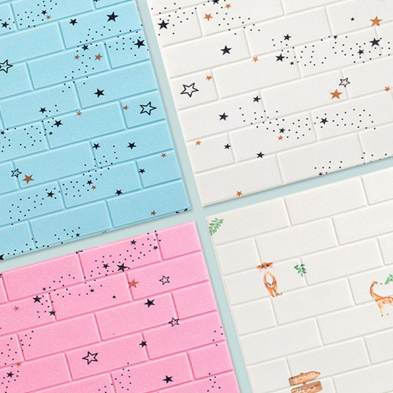 Avtoit | XPE Foam Wall Cladding Star Pattern Square Waterproof Wall Cladding for the Living Room