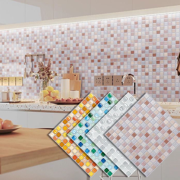 Avtoit | Peel and Stick PVC Tile Kitchen Waterproof Mosaic Backsplash Wall Tile