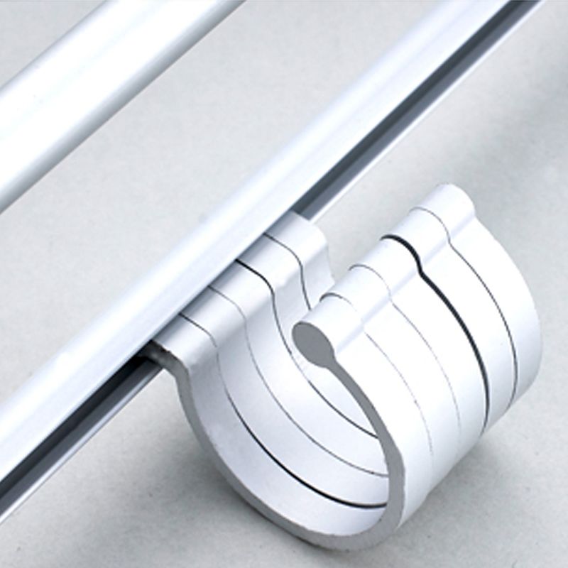 Avtoit | Silver Contemporary Bathroom Hardware Set Stainless Steel Aluminum Bathroom Set