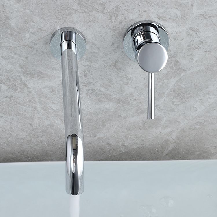 Avtoit | Wall-mounted Metallic Bathtub Faucet Low Arc Pipe Bathtub Tap