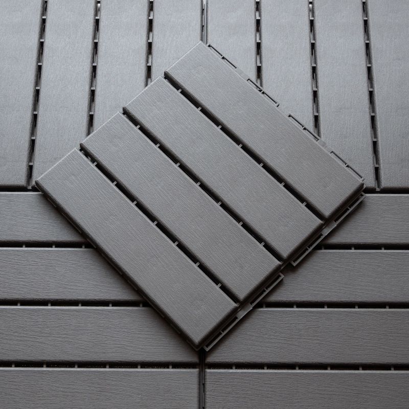 Avtoit | Contemporary square wooden tile smooth brown engineered wood for patio garden