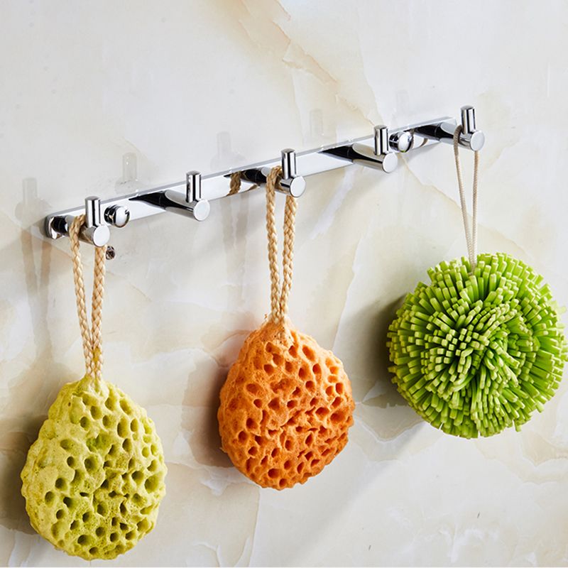 Avtoit | Contemporary Bathroom Accessories Hardware Set made of silver metal