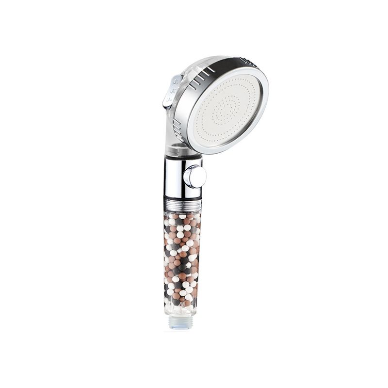 Avtoit | Modern Handheld Shower Head Round Filter Ball Spray Head in Silver