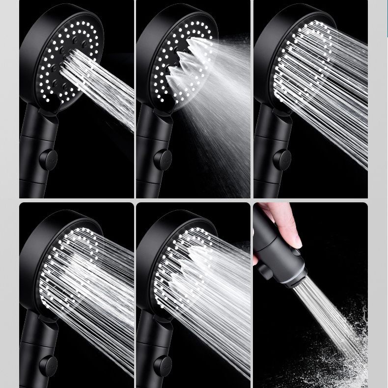 Avtoit | Round Spray Shower Head 6 Settings Adjustable Water Flow Handheld Shower Head