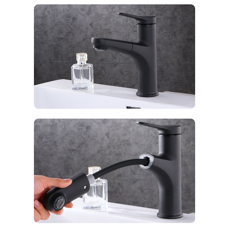 Avtoit | Contemporary Basin Faucet Copper Pure Color Single Lever Retractable Basin Faucet