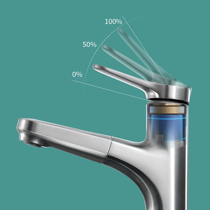 Avtoit | Simplicity Brass Sink Faucet Low Arc Single Color Centerset Vanity Faucet for the Bathroom