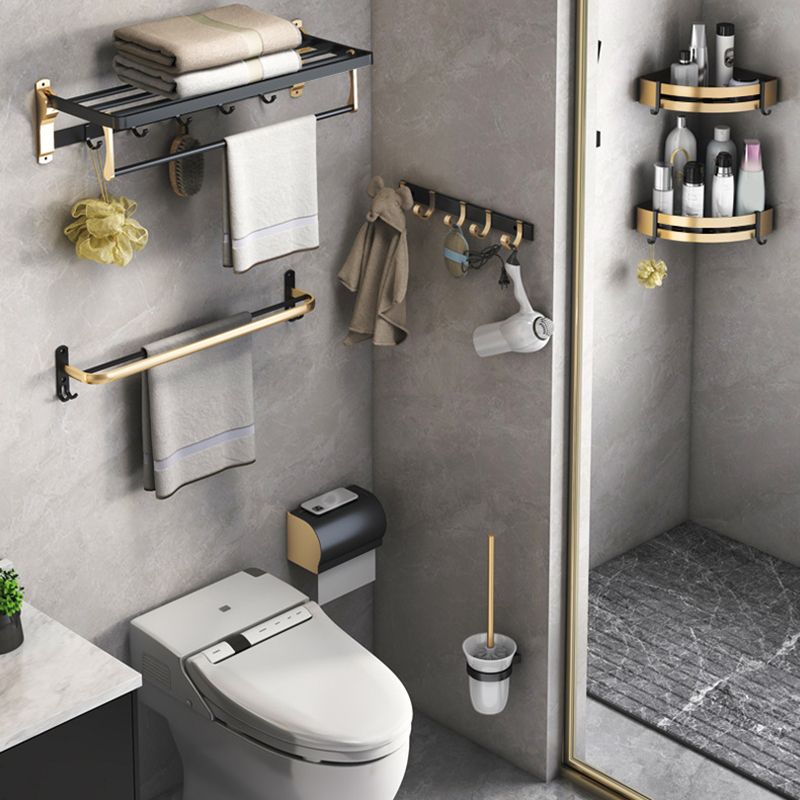 Avtoit | Black & Brass Bathroom Set Modern Style Bathroom Accessories As Individual Piece Or As Set