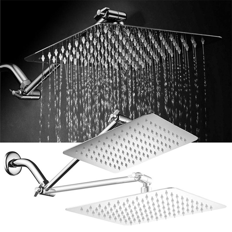 Avtoit | Wall Mounted Fixed Shower Head Modern Style Metal Shower Head