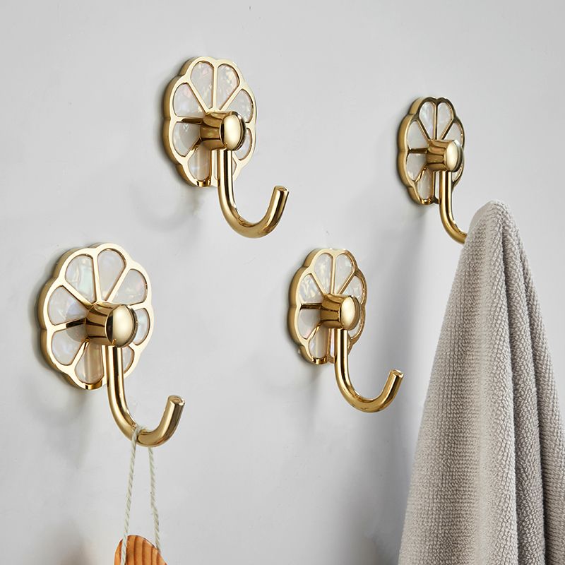 Avtoit | Polished 10-piece bathroom accessory set metal corrosion-resistant bathrobe hooks