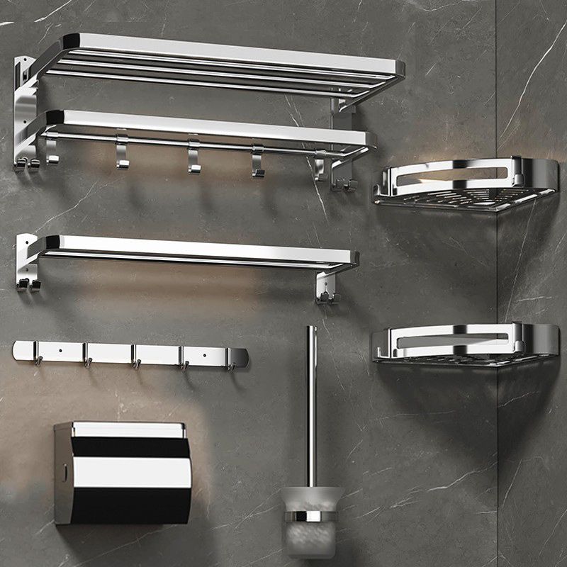 Avtoit | Modern Bathroom Accessory Set Paper Holder Bathroom Shelf Stainless Steel Bathroom Hardware