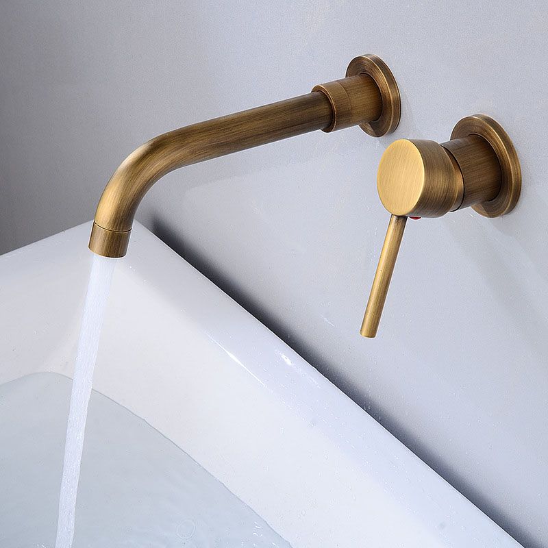 Avtoit | Wall mounted metal bathtub faucet single lever swivel bathtub tap trim
