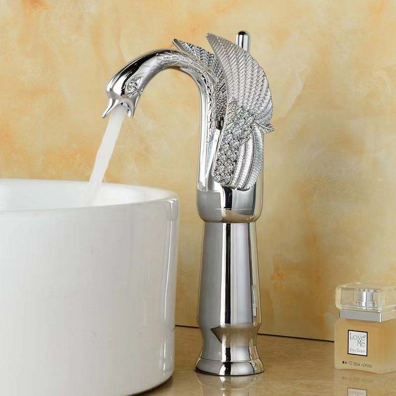 Avtoit | Full brass bathroom basin faucet hot and cold water single handle basin faucet