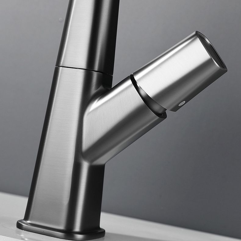 Avtoit | Brass Contemporary Sink Faucet Pull-Out Round Bathroom Faucet