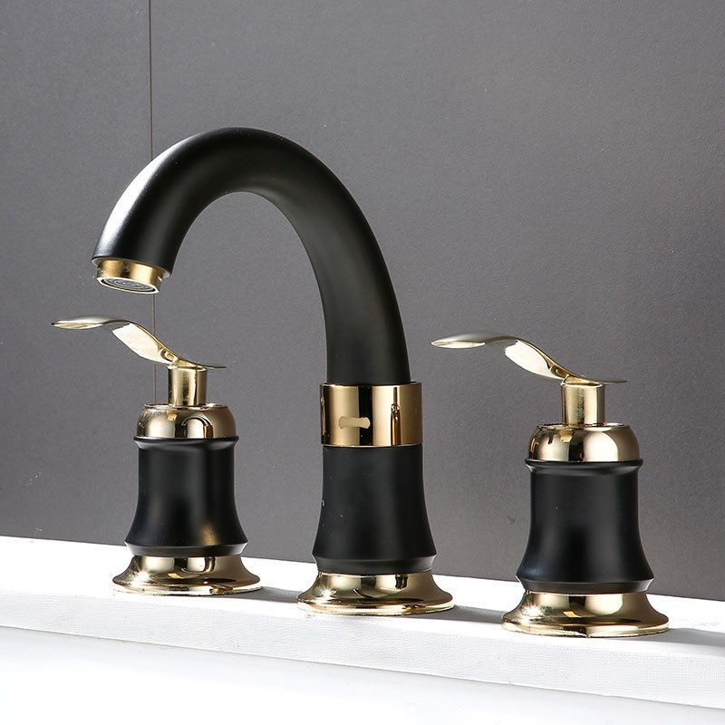 Avtoit | Modern Vessel Faucet Metal Lever Handles Low Arc Vessel Faucet for Home
