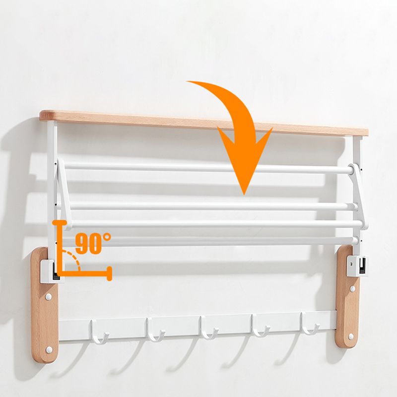Avtoit | White Bathroom Set Solid Wood & Aluminum Bathroom Accessories Individually or as a Set