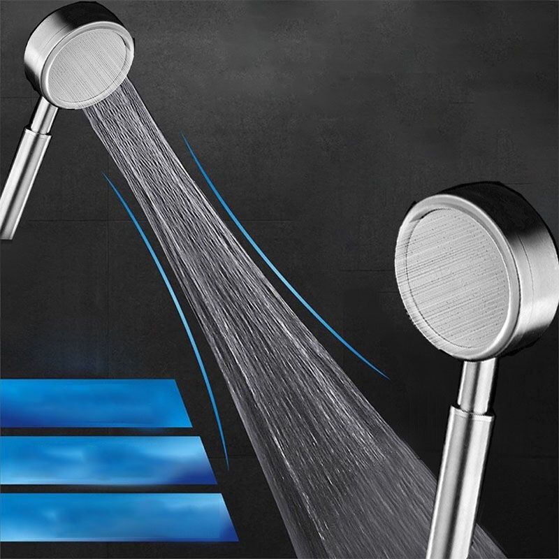 Avtoit | Classic Shower Head Round Metal Handheld Shower Head in Silver