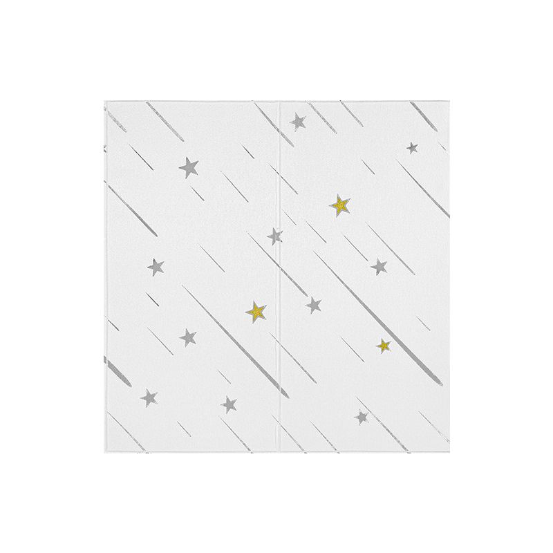 Avtoit | Contemporary Wall Ceiling Cartoon Print Peel and Stick Waterproof Wall Panel