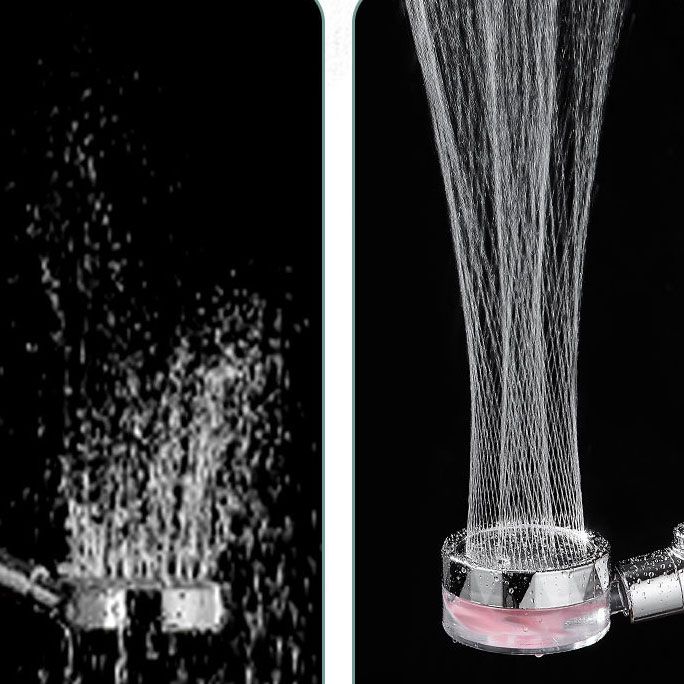 Avtoit | Contemporary Shower Head Combination Handheld Shower Plastic Wall Mounted Silver Shower Head